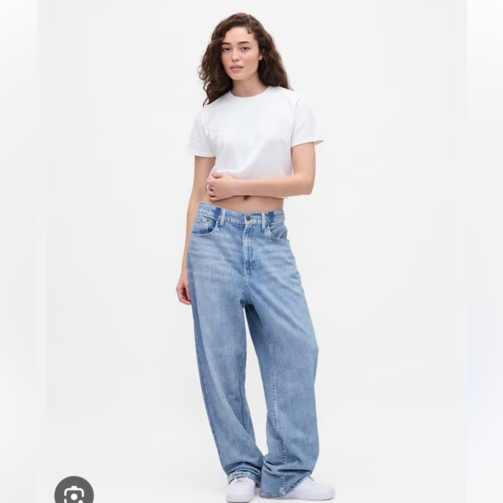 Gap × BEIS Knit Denim Baggy Jeans